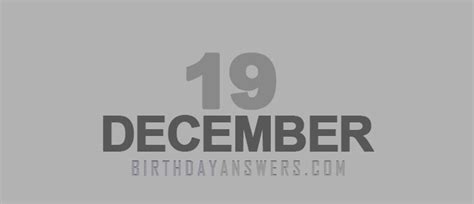 3 December 2013: Top 25 Facts You Need To Know BirthdayAnswers