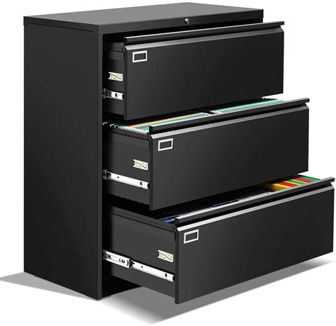 3 Drawer Lateral File Cabinet Meta