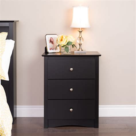 3 Drawer Tall Nightstand