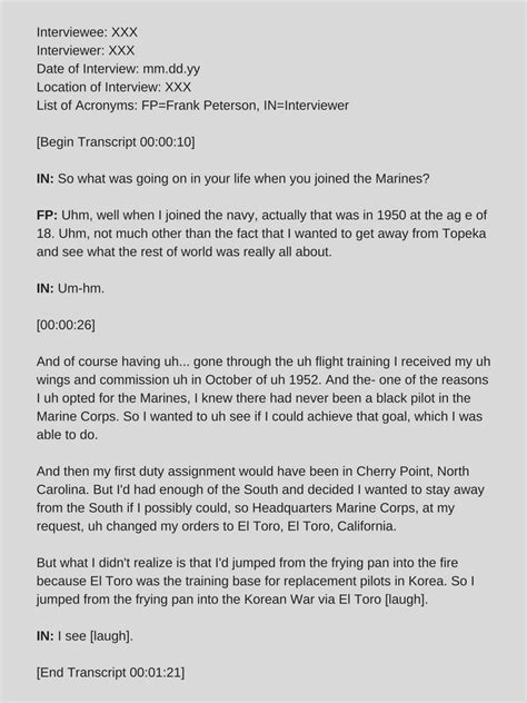3 Examples of Transcribed Interviews IndianScribes