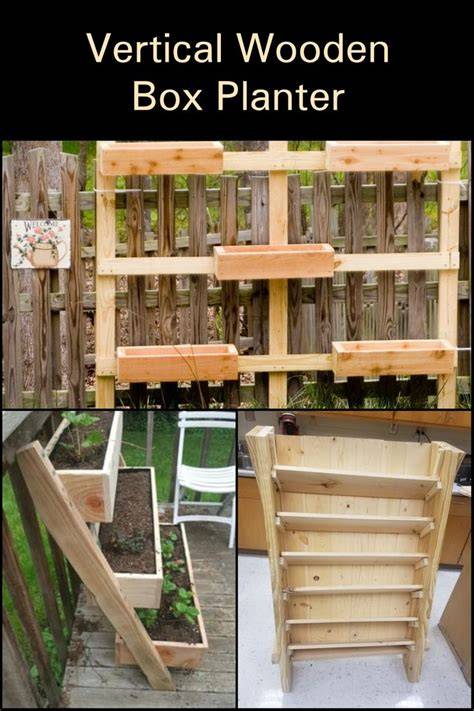 3 Great Vertical Wooden Box Planter Ideas - raincitystudios.com