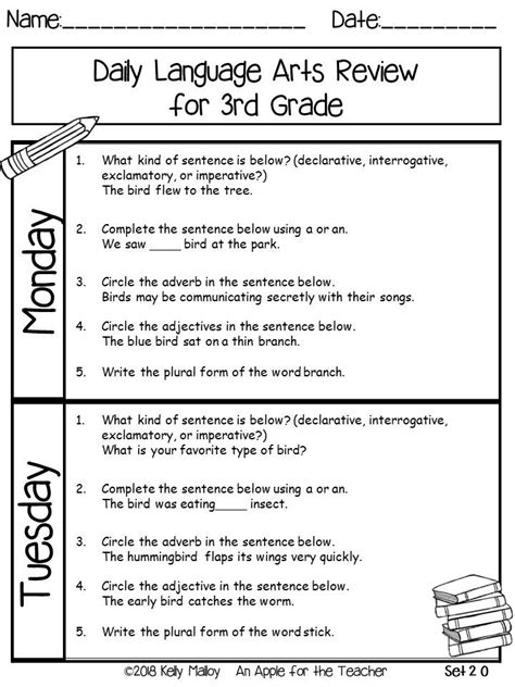 3 Grade Language Arts