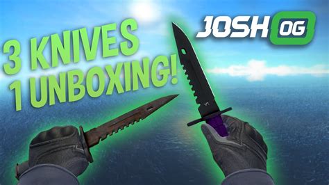 3 Knives In 1 Case Opening! - YouTube