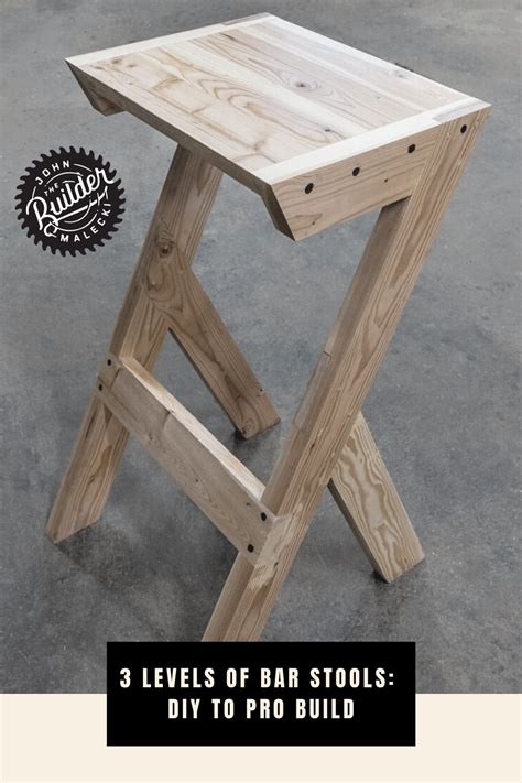 3 LEVELS of Bar Stools DIY to PRO Build YouTube
