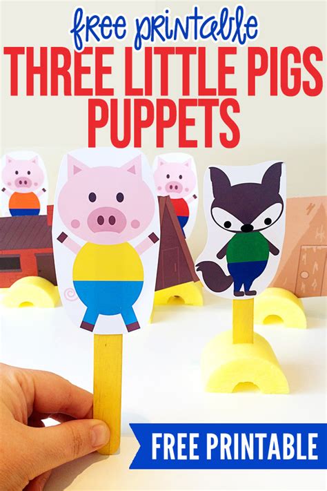 3 Letter Pig Puppets Teaching Resources TPT