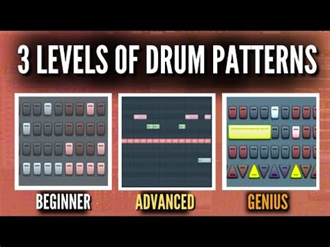3 Levels Of Drum Patterns How To Make PRO Drum Patterns YouTube