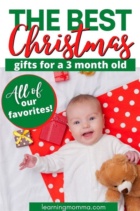 3 Month Old Christmas Gifts