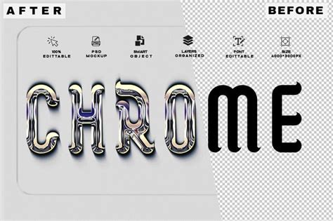 3 PSD Ultra Reflective Chrome Text Effect - Envato … - muktibox.com