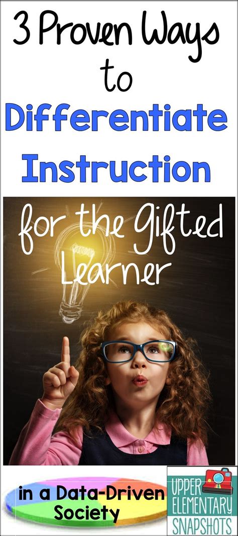3 Proven Ways to Differentiate Instruction for the Gifted Learner in a