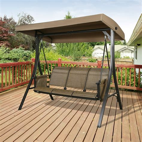 3 Seat Outdoor Glider Wayfair