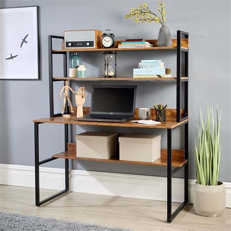 3 Shelf Desk - Etsy