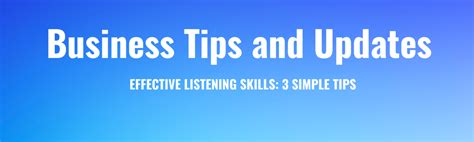 3 Simple Tips That Work
