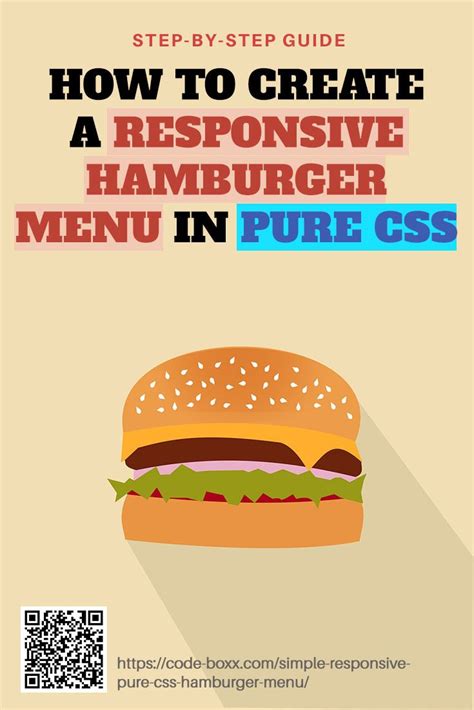 3 Steps Simple Responsive Hamburger Menu In Pure CSS