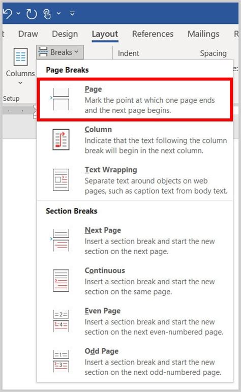 3 Ways of how to Insert a Page Break in Microsoft Word
