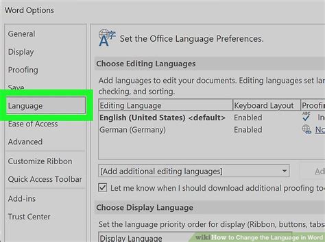 3 Ways to Change the Language in Word wikiHow