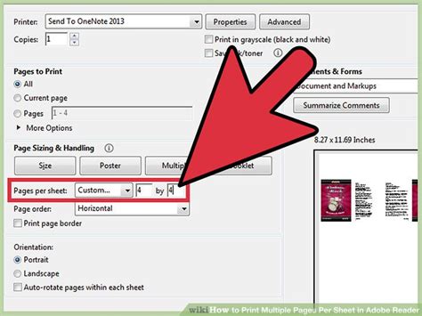 3 Ways to Print Multiple Pages Per Sheet in Adobe Reader wikiHow