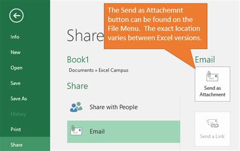 3 Ways to QUICKLY Attach Excel Files to Emails - Excel Campus / 3 …