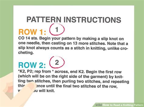 3 Ways to Read a Knitting Pattern wikiHow