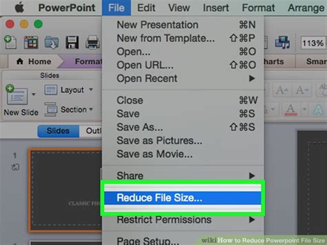 3 Ways to Reduce Powerpoint File Size wikiHow