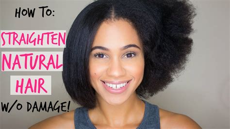 3 Ways to Straighten Natural Hair Without Heat