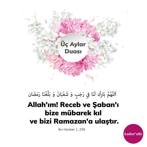 3 aylar duası.