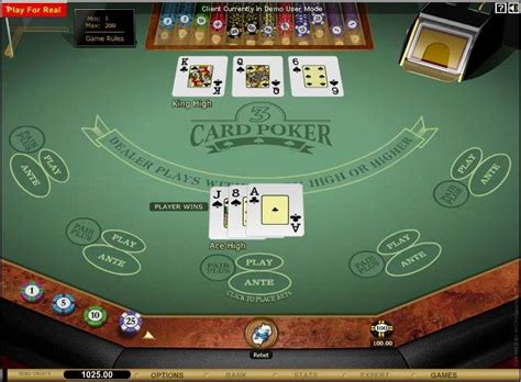 3 card poker free online game cgzk