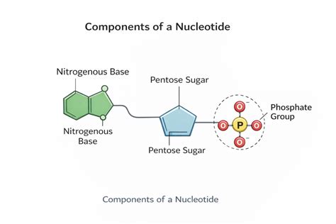 3 Components Of A Nucleotide