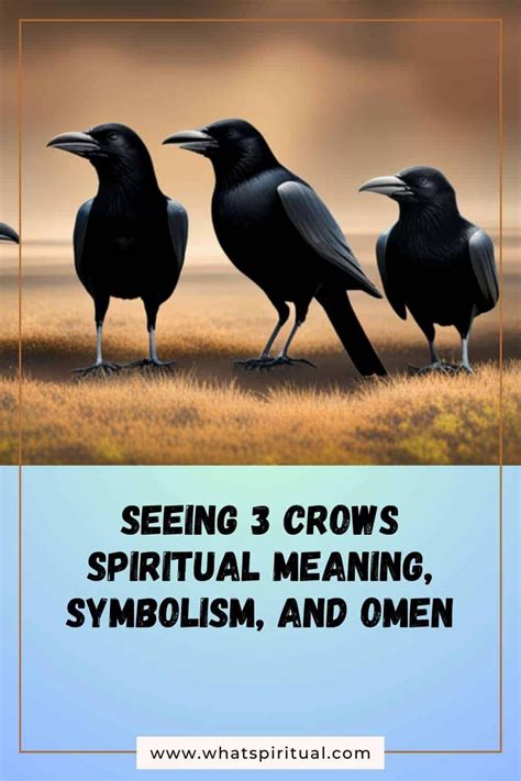 3 Crows Meaning