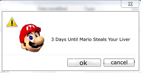 3 days until mario steals your liver. About Press Copyright Press Copyright 