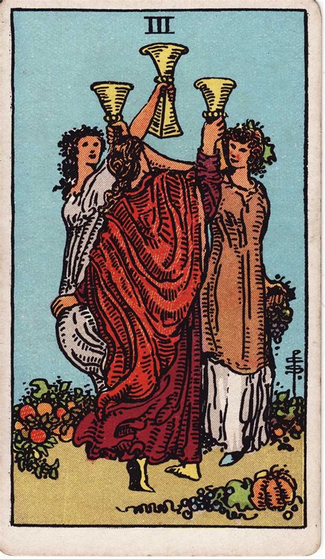 3 De Copas Tarot
