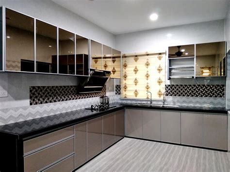 3 Desain Kitchen Set Aluminium Yang Paling Banyak Kitchen Set Aluminium Lurus - Kitchen Set Aluminium Lurus