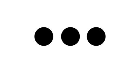 3 dots. Download 4273 free Three dot Icons in All design styles. Get free Three dot icons in iOS, Material, Windows and other design styles for web, mobile, and graphic design projects. These free images are pixel perfect to fit your design and available in both PNG and vector. Download icons in all formats or edit them for your designs. 