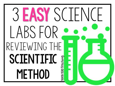 3 Easy Science Labs For Reviewing The Scientific Fast Easy Science Experiments - Fast Easy Science Experiments
