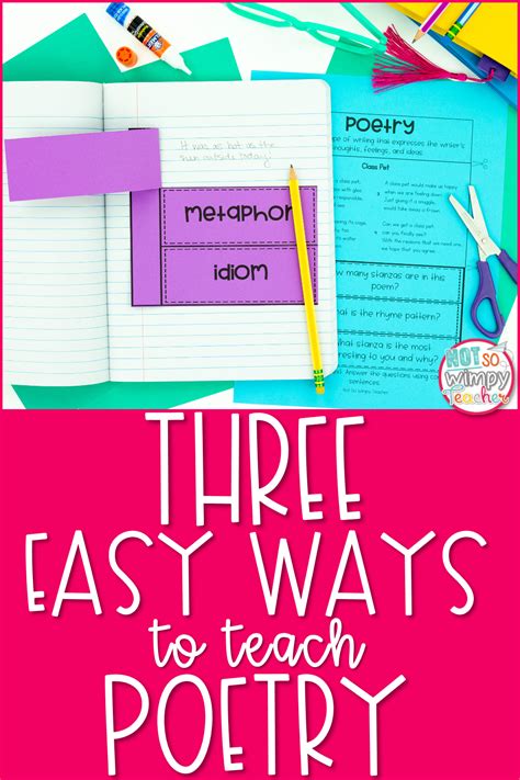 3 Easy Ways To Teach Poetry Not So Teaching Poetry 3rd Grade - Teaching Poetry 3rd Grade