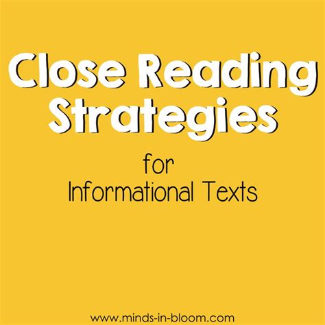 3 Effective Close Reading Strategies For Informational Text Comprehension Questions For Informational Text - Comprehension Questions For Informational Text