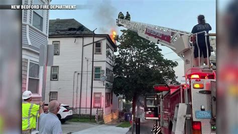 3 families displaced after fire in New Bedford triple-decker