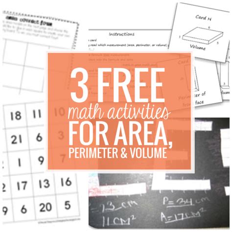 3 Free Math Activities For Area Perimeter Volume Math For 3 - Math For 3