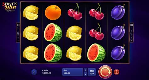 3 fruits win slot