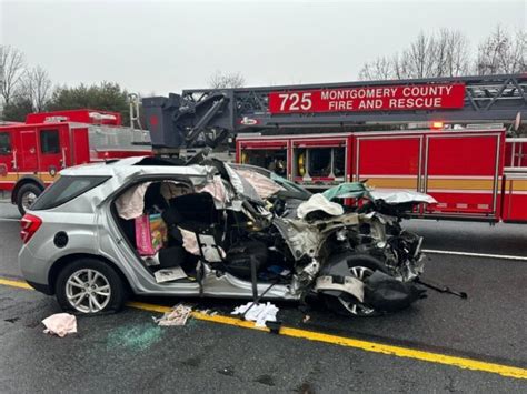 3 hospitalized after crash on Maryland Route 200 in Montgomery Co.