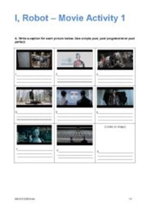3 I Robot Film English Esl Worksheets Pdf I Robot Worksheet - I Robot Worksheet