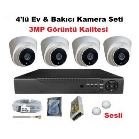 3 kameralı güvenlik sistemi fiyatları