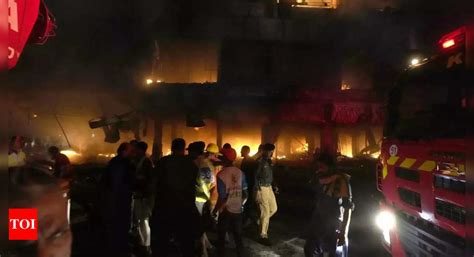 3 killed at massive fire in Pakistan’s largest southern city of Karachi, officials say