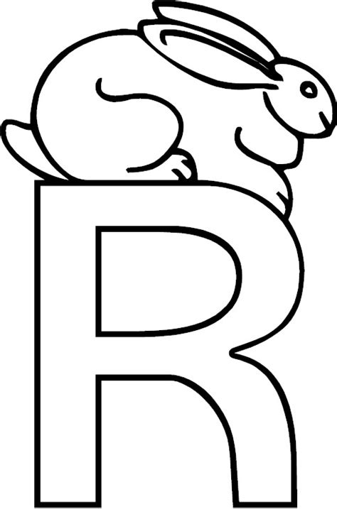 3 Letter R Coloring Pages Easy Download Mrs Letter R Coloring Page - Letter R Coloring Page