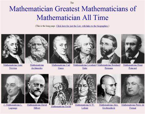 3 mathematicians biography and contributions