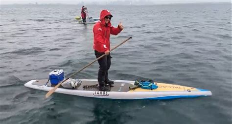 3 men begin 65-mile arduous paddleboard journey from Toronto