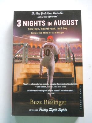 3 Nights In August Buzz Bissinger