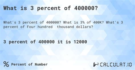 3 Of 400000