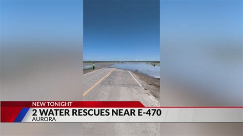 3 people rescued in Aurora's rising waters
