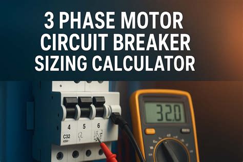 3 phase circuit breaker sizing calculator.  The calculator supports both Canadian Electrical...