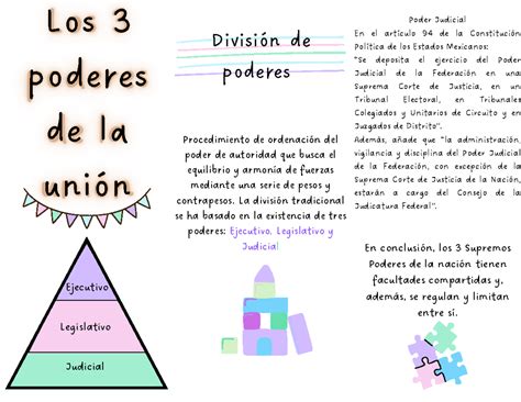 3 Poderes De La Union